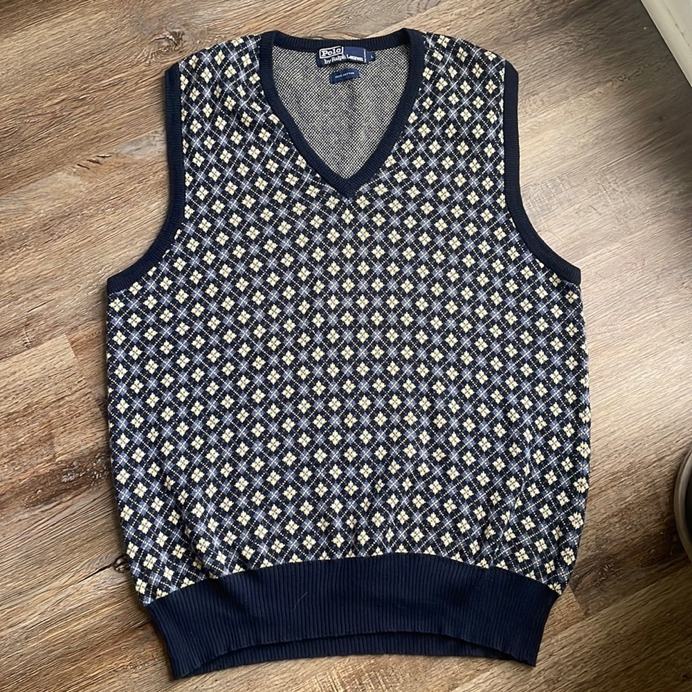 🕴️Vintage Ralph Lauren Sweater Vest - Classic Preppy Style